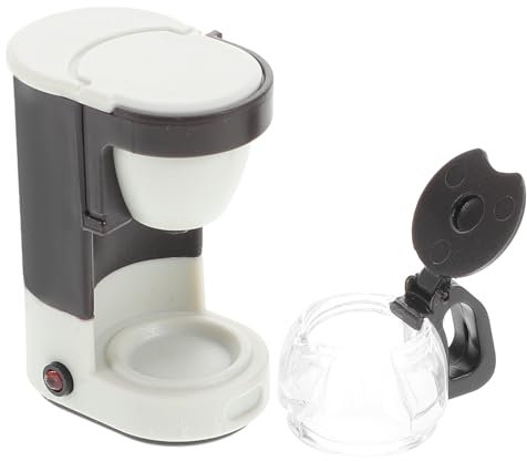 SUPVOX Mini Coffee Maker Model Lifelike Kitchen Appliance for Dollhouse Coffee Machine Pretend Play Accessory