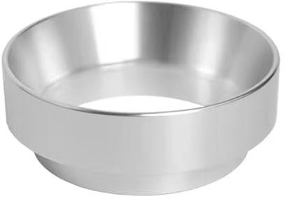 58mm Dosing Funnel, Magnetic Espresso 58mm Portafilter Funnel, Coffee Accessories Barista Aluminum Alloy Espresso Coffee Dosing Ring Coffee Machine Accessories for Barista, Home, Cafe