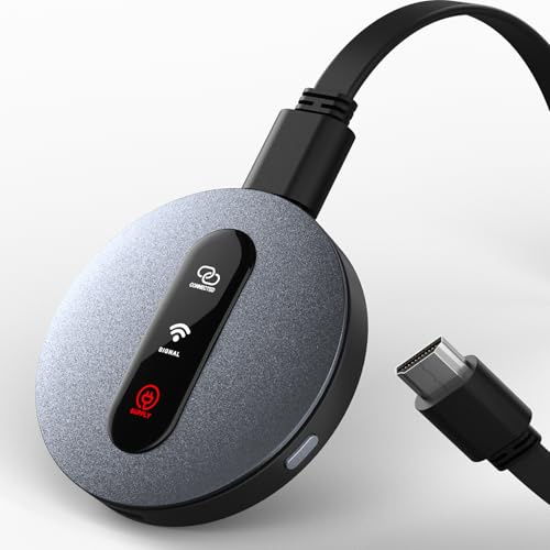 Wireless HDMI Display Dongle Adapter - Miracast Dongle mit AirPlay DLNA, für Video/Audio Streaming von Telefon, Laptop zu HDTV, Monitor, Projektor