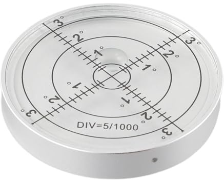 Wodsty Horizontale Wasserwaage aus Metall, 60 x 10 mm hoch für Präzisions-Wasserwaage für Nivelliermaschinen, Geräte und Billardtische