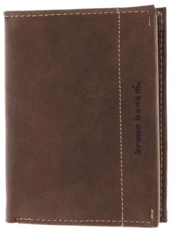 bruno banani Leder Geldbörse Wallet Brown Dunkelbraun