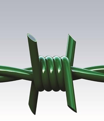 Filo spinato plastificato verde alta resistenza, per recinzione matasse varie lunghezze – FENCESHOP