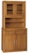 MOBLIT Alacena de Dos Puertas Realizada en Madera de Pino Maciza Color Cerezo Claro Serie Kalpe Medidas (187x91x42) cm (AltoXAnchoXFondo) Robusta y Duradera