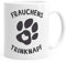 MoonWorks® Kaffee-Tasse Spruch Frauchens Trinknapf Hundepfote-Motiv Becher Bürotasse Tasse Hundeliebhaber weiß unisize