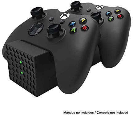 FRTEC - Base de Carga Dual para Mandos Inalámbricos de Xbox Series X|S, Incluye 2 baterías Recargables