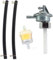 HURI Benzinhahn Unterdruck Benzinfilter Benzinschlauch für Rex RS 400 450 460 500 600 700 750