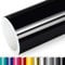 Actinium® Klebefolie 9€/m² Schwarz Glanz | 5m x 0,31m selbstklebende Folie glänzend | Möbelfolie selbstklebend Küchenfolie Plotterfolie