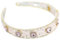 scicent Hair Bands for Women Faux Pearl Rhinestones Headband Wedding Party Women's Crown Hairband Pink 16218