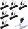 HIULLEN 6 Stück 5M Reflektierend Abspannseile Seil, Seilratsche mit Haken, 1/8 Zoll 4mm Ratchet Hanger, Einstellbare Seil Ratsche, Seil Seilhaken Ratsche Seilratsche für Freien Zelt Zeltplane Camping