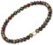 Apocalyptic-K Ladies Natural Gemstone Armband, 5MM 925 Sterling Silber Rhombisch, 4MM Spinell Perlen Armband für Frauen (Drachenblutstein, 4MM)