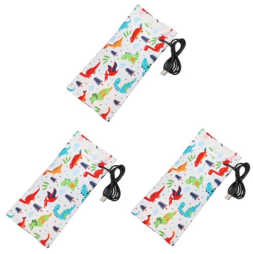 UPKOCH 3pezzi Usb Scaldabiberon Termico Portatile Custodia Per Copertura Riscaldante Per Bottiglie Latte Design Per e