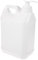 IWOWHERO Shower Gel Dispenser Bottle 3l Press Type Dispenser Cream White Child-resistant Lid