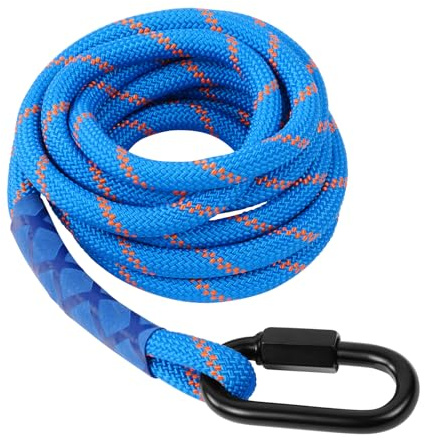 Vicloon Schaukel Befestigung, 1.5m Hängematte Befestigung Aufhängung Schnur mit Haken, Hängematte Seil für Outdoor-Baum Hängesessel Spielplatz Set, 200 kg, Blau