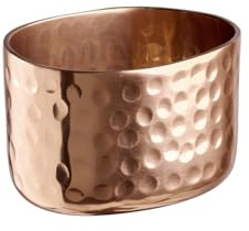 APS 40688 CRAFT Schale aus Aluminium mit gehämmerter, kupferne Oberfläche, Dipschale, für u.a. kalte und warme Speisen, 8,5 x 6,5 x 5,5 cm, 0,15 ltr.