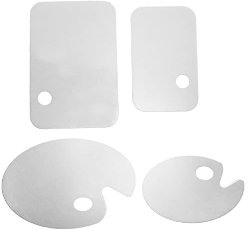 Hochtransparente Acrylfarben-Paletten, Malzubehör mit direkter Wischoberfläche, ungiftiges, wiederverwendbares Palettenset für Acryl, Öl, Aquarell – für Künstler, Kinder und zu