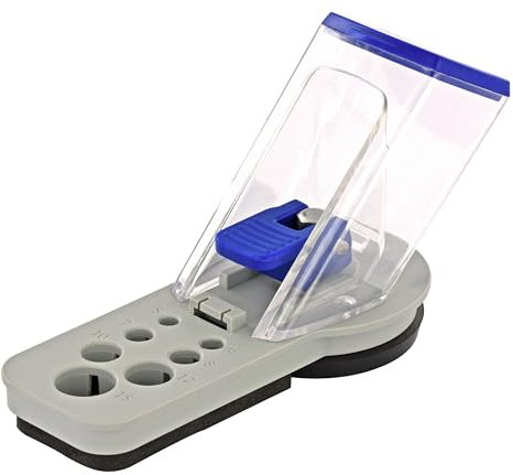 TIVOLY - Guide de Perçage pour Foret Diamant à Eau - Ø5mm à Ø15mm - Forte Adhérence de la Ventouse - Perçage Facile et sans Casse du Carrelage et du Grès Cérame