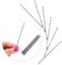6X Extra Long 100mm Twist Drill Bits - 3mm Shank Metal/Wood Drilling Pilot Hole