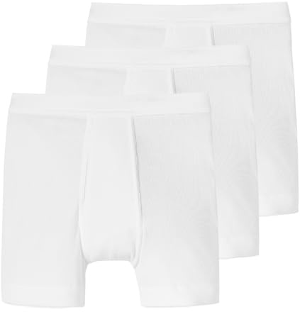 Schiesser 3er Pack Essentials Doppelripp - Herren - Long Short/Pant - Unterwäsche - Atmungsaktiv
