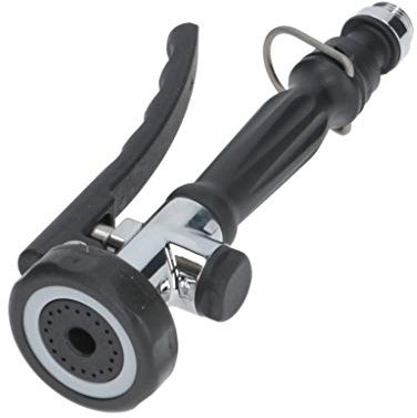 Doccia Nera Per Rubinetto Cucina Industriale Con Leva