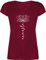 T-Shirt Damen V Ausschnitt - und Wellness Geschenk - Namaste Lotusblüte Yoga Chakra - M - Bordeauxrot - yogashirth yogashirt Meditation Joga Shirts yogashirts yogashirtsdamen spirituelle Blume