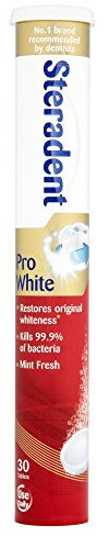 Steradent Pro White Tablets, 30 each