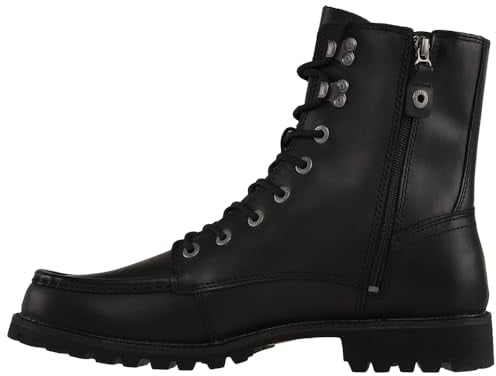 Harley-Davidson Men's Brentmoore 7 Lace Motorcycle Boot, Black, 9