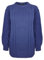 Generation Fashion New Ladies Women Aran Knit Long Sleeve Crew Neck Knitted Cable Jumper Sweater Pullover Top 8-30 (Navy, 20-22)