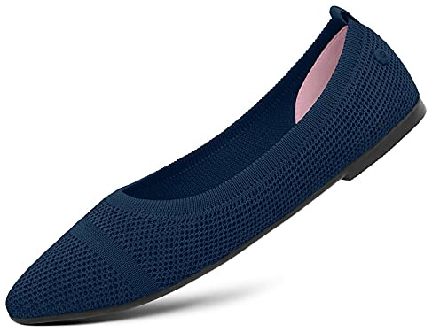 Giesswein Eco Ballerinas 2.0 - Spitze Damen Ballerina, Eleganter Sommerschuh aus recyceltem PET, Komfortable Slipper, Ballet Flats Pointy