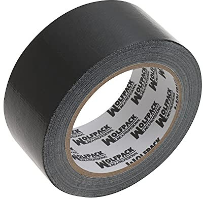 American Muscle-Klebeband, schwarz, Breite 48 mm, Länge 10 m.