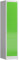 Lüllmann XL Spind Kleiderspind 1 Abteile 3 Fächer 1800 x 400 x 500 mm (RAL 7035/6018 lichtgrau/gelbgrün)