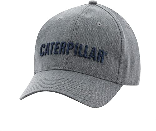 Caterpillar Bold Print Cap Grey, grau