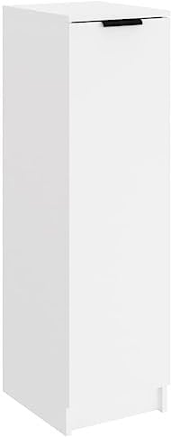 vidaXL Schuhschrank Schuhregal Schuhablage Schuhständer Schuhaufbewahrung Schuhtruhe Schuhorganizer Flurschrank Weiß 30x35x100cm Holzwerkstoff