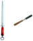 Dick Knives DL335 Sharpening Steel, Red & Dexam 17841296 Angled Spatula with Wooden Handle 11cn, Brown, 22cm