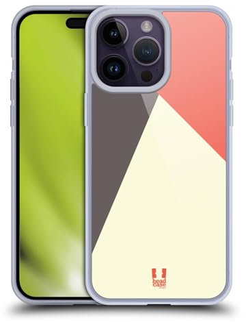 Head Case Designs Cool Colour Blocking Gel Case [Military Grade Protection] Compatible with Apple iPhone 14 Pro Max and Compatible with MagSafe