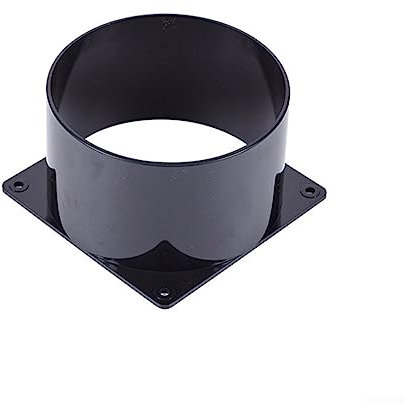 CNANRNANC Lot de 2 brides murales en ABS 75-120 mm pour raccord de conduit d'air (75 mm, 100 mm, 120 mm) - Débit d'air optimal