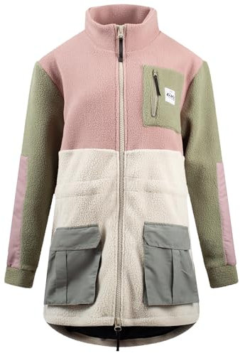 EIVY Damen Field Sherpa Jacket Fleece, Faded Blocks, S EU