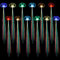 Joycabin 12 Stück LED Haarschmuck, Leucht Haarreif, LED Qualle Haarclips Leuchtend, LED Haar Barrettes, Leuchten Spielzeug für Frauen Mädchen Neon Kopfbedeckungen Karneval Weihnachten Neujahr Party