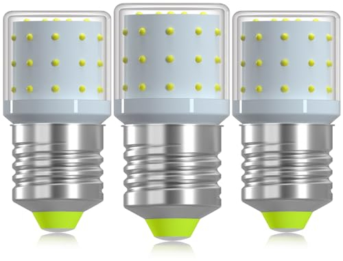 XIMNCHNI E27 LED Lampe, 6W 800LM Edison LED Glühbirne E27 Ersatz 60W Halogenlampe Kleine LED Klar Hell Kaltweiß 6000K AC100-265V Nicht Dimmbar Leuchtmittel für Schlafzimmer Wohnzimmer,3er-Pack