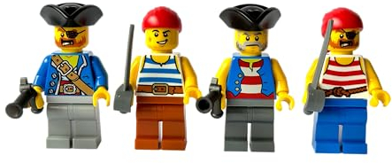 LEGO Piraten Minifiguren - Pirates Figuren, Eldorado
