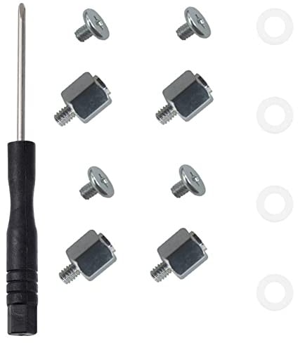Ohsilv 1 Satz M.2 SSD Schraubensatz NGFF NVME SSD Abstandsbefestigung M.2 NGFF/NVMe Schraubensatz Abstandsschraube Sechskantmutter für A- M.2 SSD