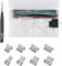 Harissess Lot de 460 connecteurs JST-MX de 1,25 mm, 2/3/4/5/6/7/8/9/10 broches avec câbles pré-sertis de qualité supérieure 28 AWG, adaptateur Pitch MX 1,25 mm pour régulateur de vol