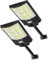 Sararoom Straßenlaternen Solar | 1000W LED Strahler Außen mit Bewegungsmelder Sensor | 864Led 6500K Wandleuchte mit Fernbedienung, IP65 Aussenleuchte Wegeleuchten für Garten Terrasse Garage Hof, 2st