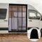 XCBYT Van Bug Screen Fits Standard Roof Mercedes Sprinter, Mid/High Roof Ford Transit, RAM ProMaster Van Window Covers with Magnetic Closure Car Window Screens for Camping for Sliding Doors (Middle)
