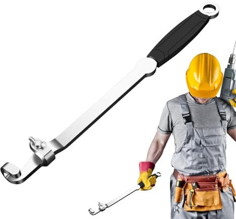 Fravsiu Wrench Extender Tool Bar, 15.7 Inch Torque Amplifier, Wrench Extender Adaptor, Maximum Leverage Tool, Torque Amplifier Tool, Wrench Extension Bar, Key Extender, Pry Bar Leverage Tool,