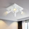 Homefire LED Deckenlampe 4 Flammig Deckenstrahler - 350° Schwenkbar Strahler GU10 Deckenleuchte Weiß flurlampe Spots Innen Deckenspot für Wohnzimmer Küche Schlafzimmer Ohne Leuchtmittel