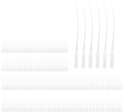 LWLWA Kleber Extender Applikator Kunststoff, 300 Stück kleber Mikrospitzen, 0,3 mm Leimauslass, Kleber Mikrospitzen Extender, für 401, 502 Schnell Trocknenden Kleber
