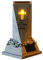 Grab Blumenvase Friedhofsvase mit Solarlicht Friedhofsvase mit LED Friedhofsdekorationen für Grab Solarleuchten für Friedhof - Ideal für Garten, Rasen, Innenhof Gedenkstätten