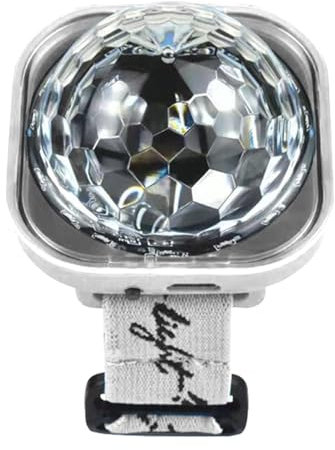 Disco-Kugel mit Beleuchtung, Mini-Kugel, Discokugel, LED-Uhr, mit Geräuschaktivierung, wiederaufladbares USB-Armband für Zuhause und Auto, batteriebetrieben, für Ofen