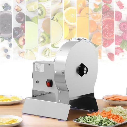 Electric Vegetable Fruit Slicer Commercial Cabbage Shredder Machine 2 in 1 Manual Electric Onion Potato Slicer Machine(3x3mm)