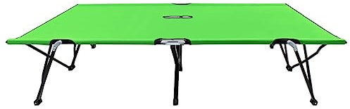 Generisch Kangmusi Doppelliege Klappbar Grün Stahl, Grün 310351